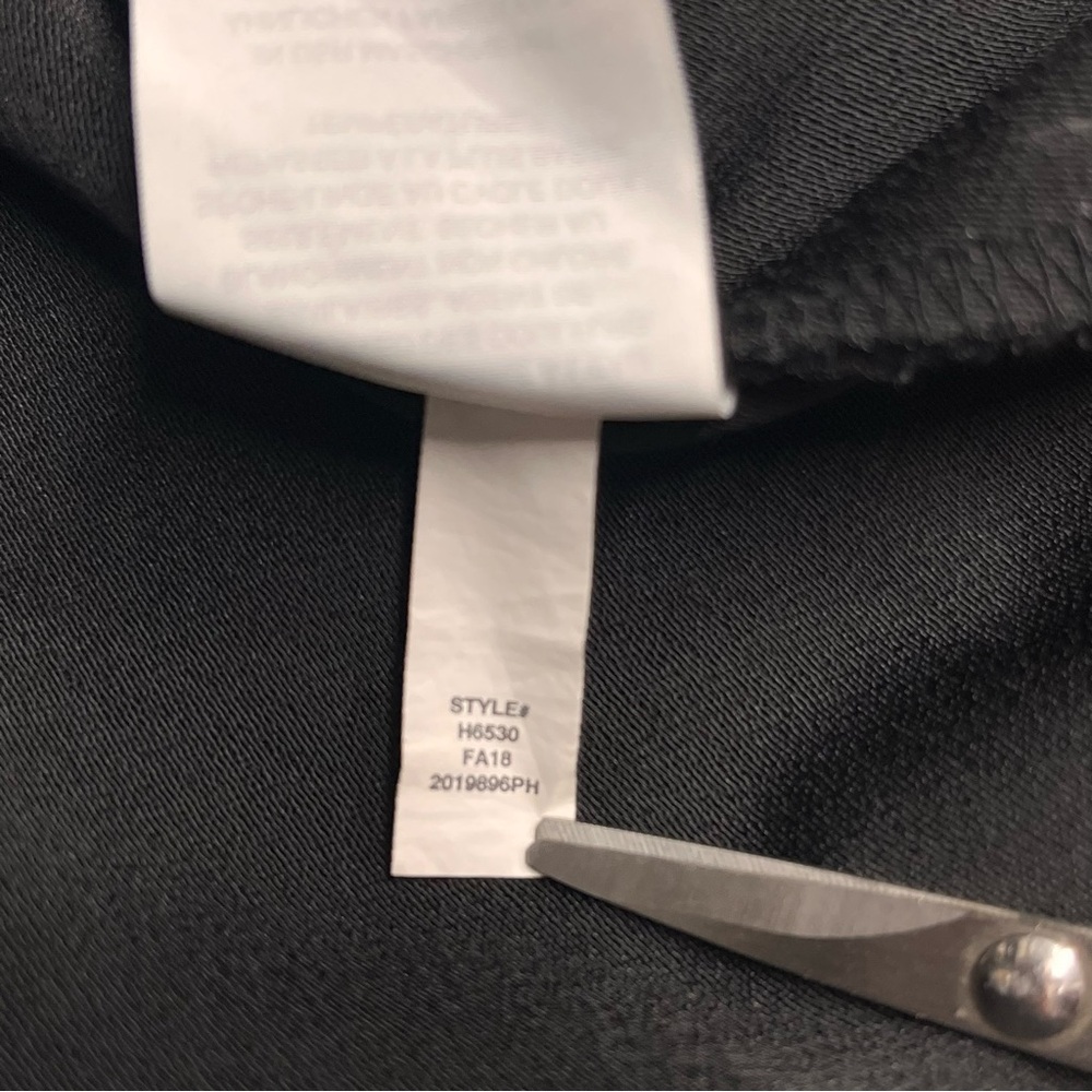 Imperfect J. Crew 365 Black Elastic Waist Pants pocket shirt classic black pants - Picture 12 of 14